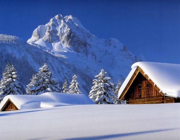 winter chalet